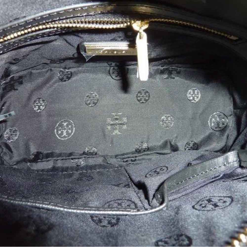Tory Burch Robinson Mini Dome Satchel with Cross Body Strap - Picture 5 of 6